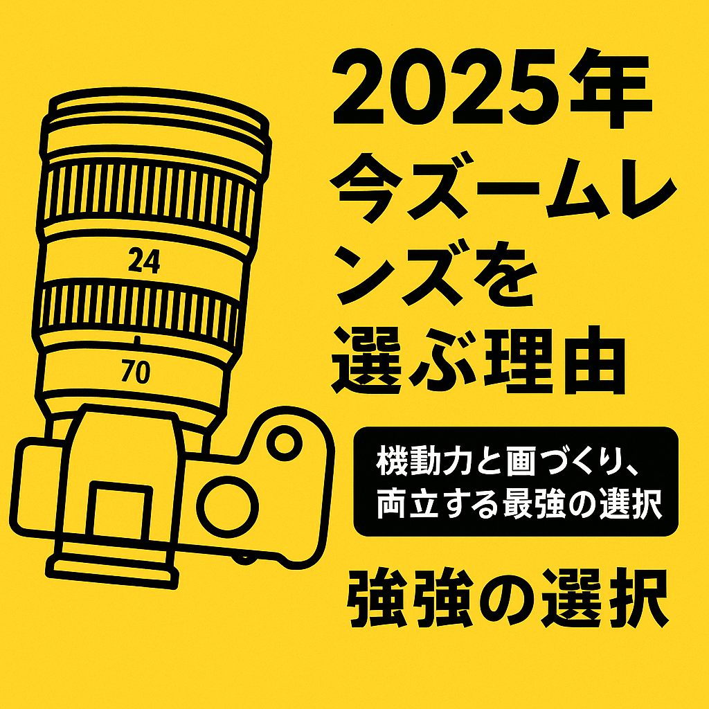 2025年 今ズームレンズを選ぶ理由