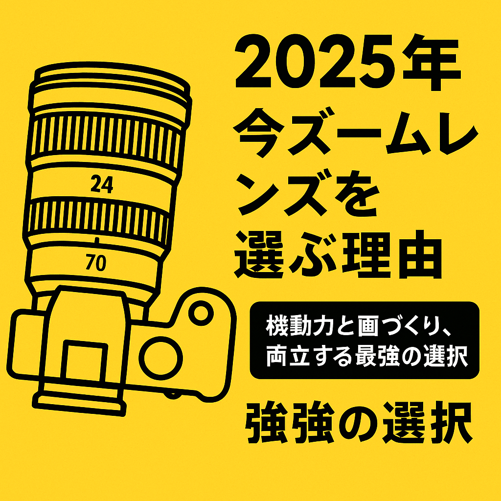 2025年 今ズームレンズを選ぶ理由